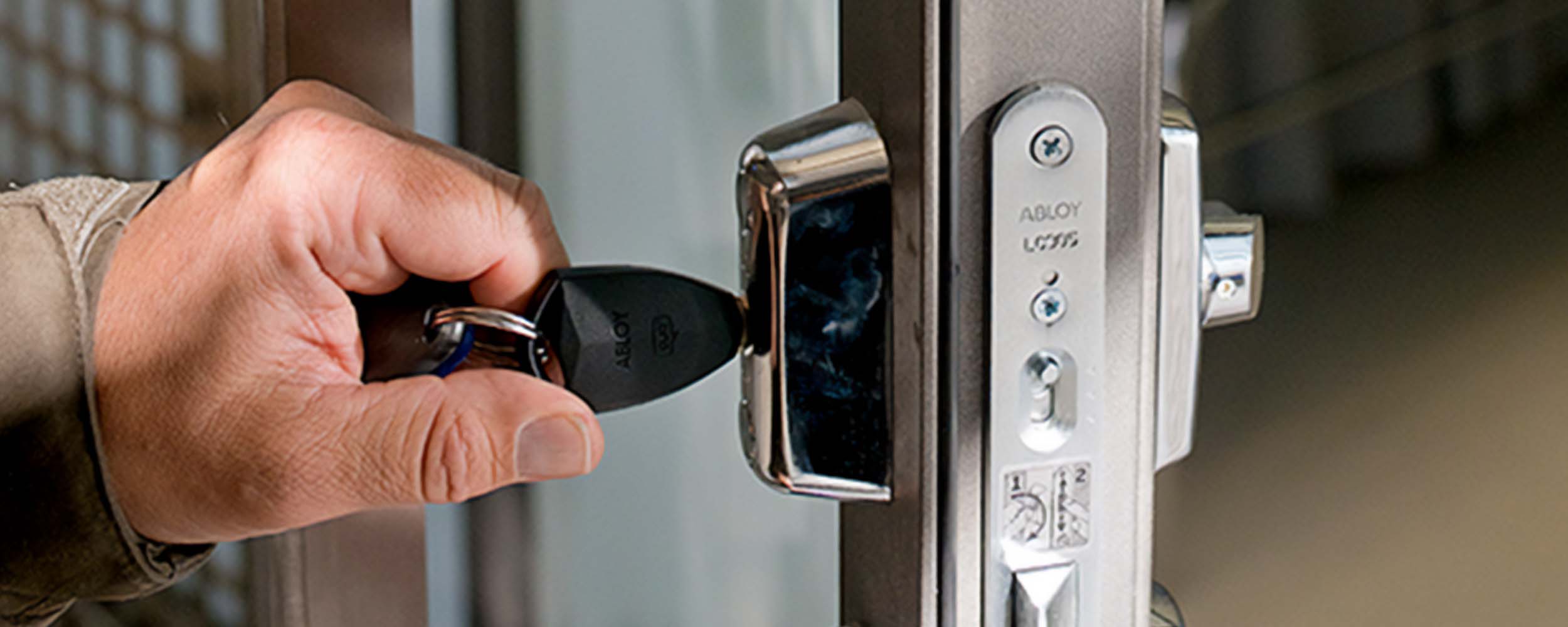 Unlocking an Abloy master key controlled lock
