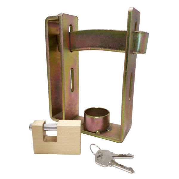 Carbine Trailer Lock with Padlock