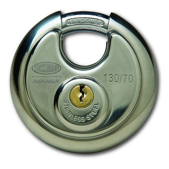 Lockwood 70 mm Stainless Steel Cylindrical Padlock