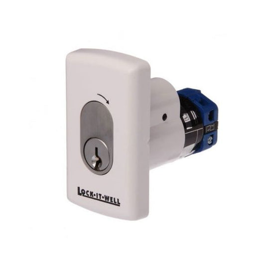 Lock-It-Well Spring Return Key Switch