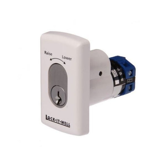 Lock-It-Well Raise/Lower Key Switch
