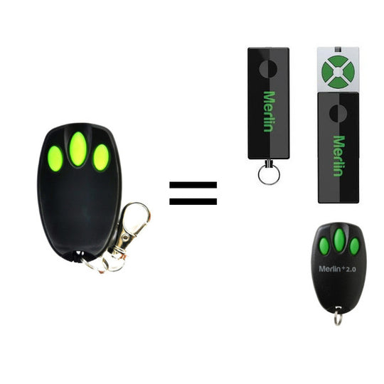 Aftermarket Merlin+ 2.0 Garage Door Remote