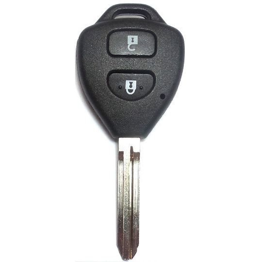 Toyota 2 Button Heavy Duty Key Shell Type 2 - TOY43 Profile