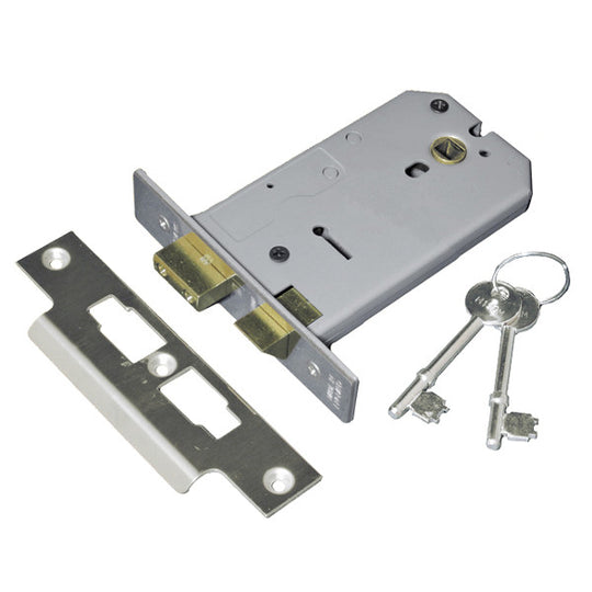Union 3 Lever Horizontal Mortice Lock